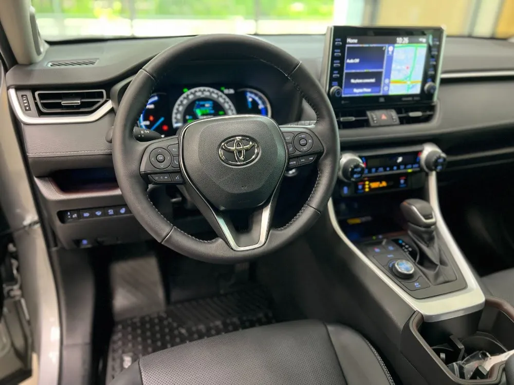 2022 RAV4 Hybrid Limited Photo Gallery Silver Black Interior 21